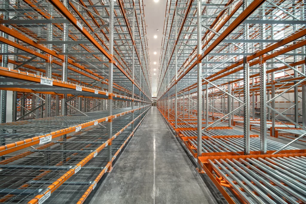 Flow Through Racking